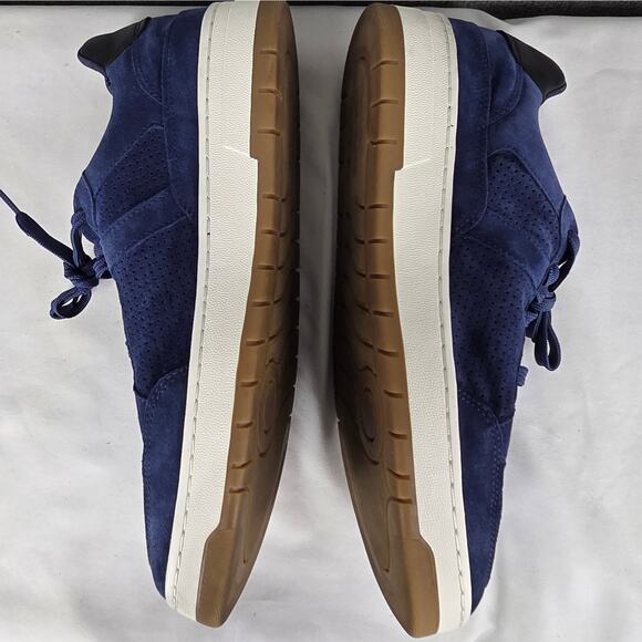 VINCE BLUE MASON SNEAKER SUEDE LEATHER GUM SOLE CASUAL SHOE SIZE 9 - Picture 10 of 11